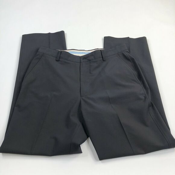 FJ FootJoy 34 x 34 (Actual 35W 32L) Black Mens Athletic Active Golf Pants - Picture 2 of 10